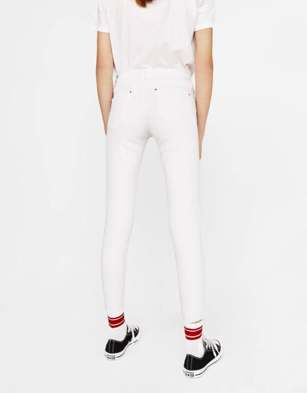 Low waist ripped jeans - 图片 11