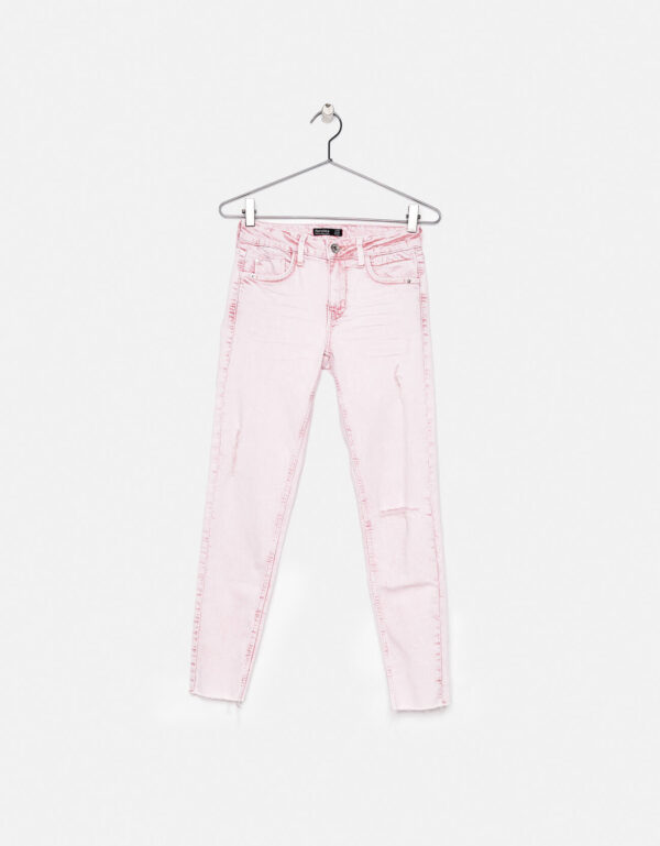 Low waist ripped jeans - 图片 4