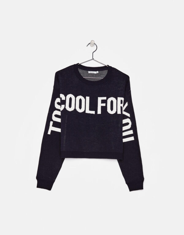 Hoodie with slogan - 图片 5