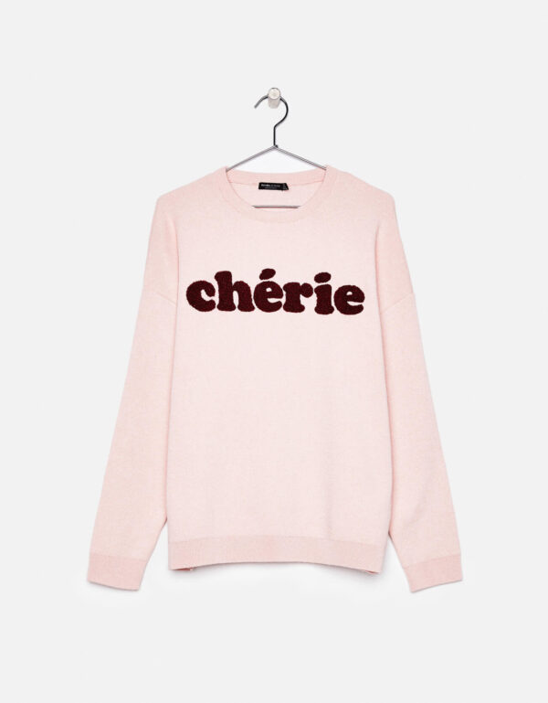 Sweater with slogan - 图片 5